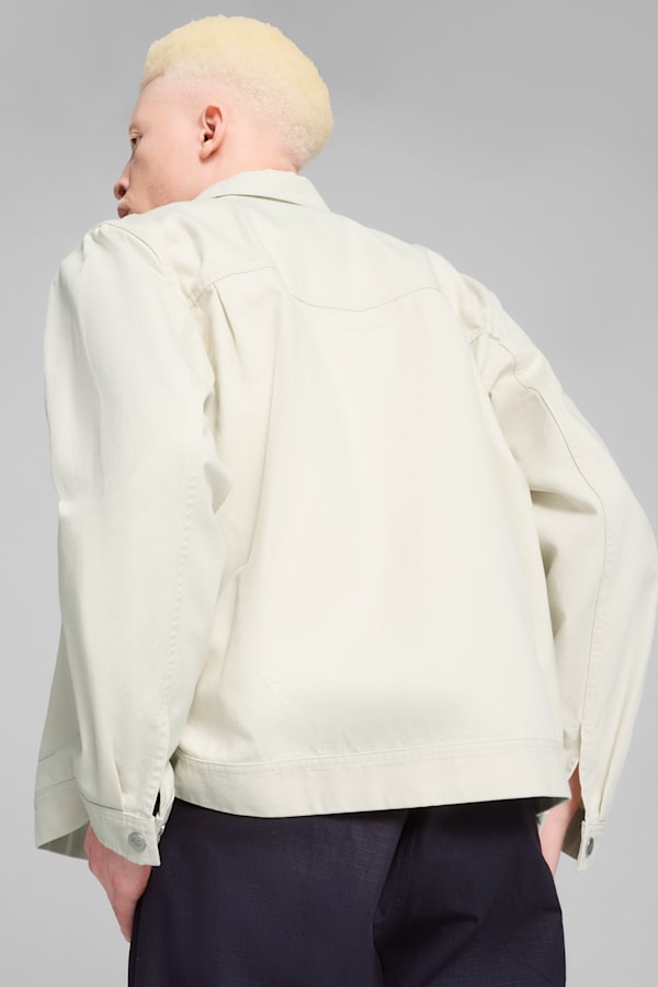 MMQ Zip Overshirt Men, Alpine Snow, extralarge