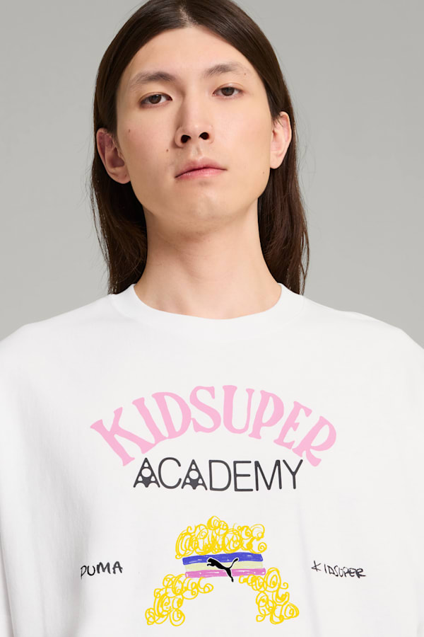 PUMA x KIDSUPER Graphic Tee Men, PUMA White, extralarge