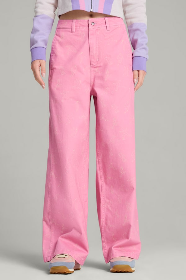 PUMA x KIDSUPER Pants Women, Mauved Out, extralarge
