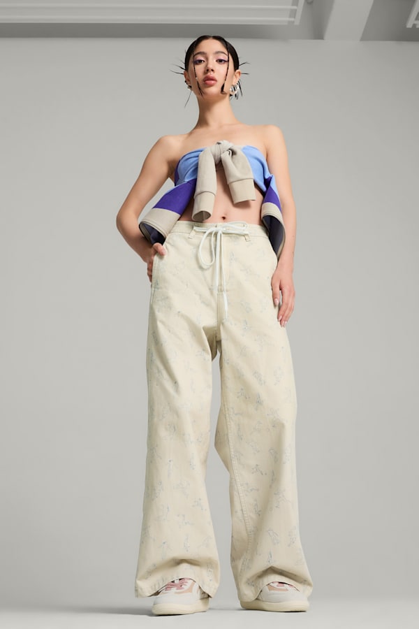 PUMA x KIDSUPER Pants Women, Desert Dust, extralarge