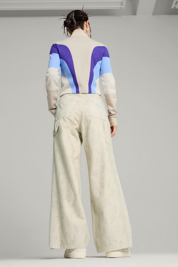 PUMA x KIDSUPER Pants Women, Desert Dust, extralarge