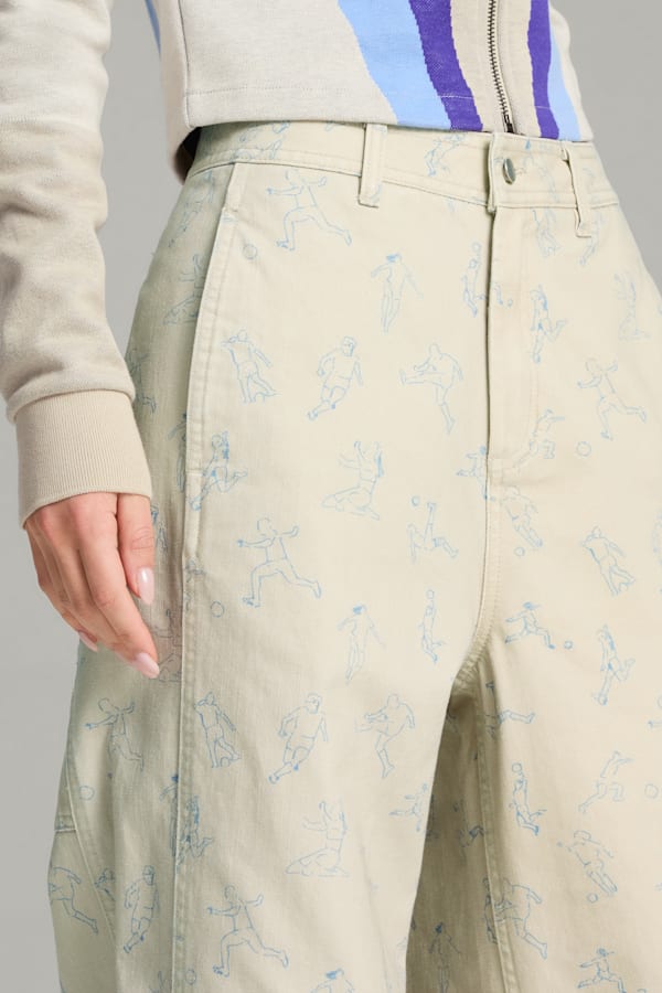 PUMA x KIDSUPER Pants Women, Desert Dust, extralarge