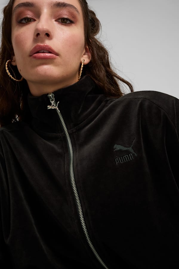 T7 Oversized Track Jacket Unisex, PUMA Black, extralarge