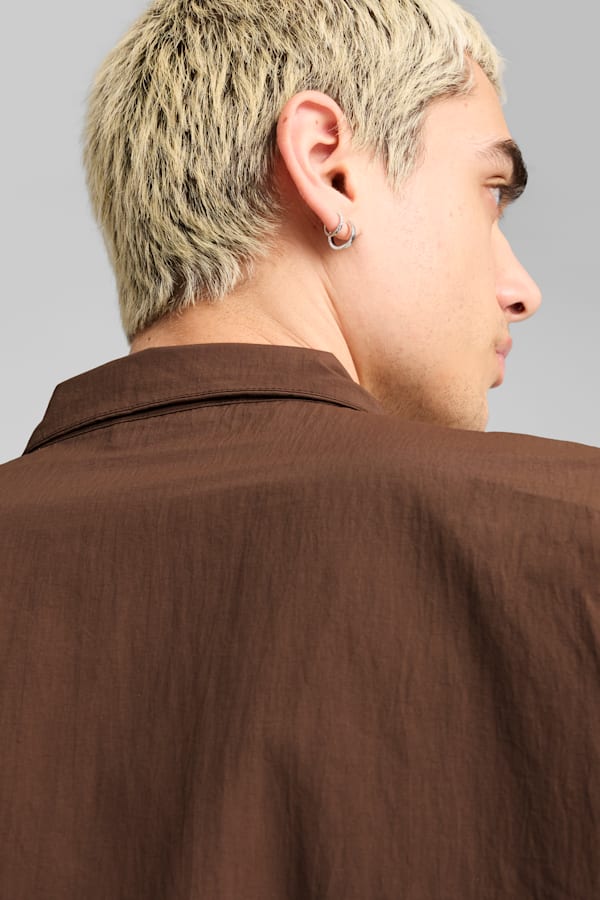 CLASSICS Woven Relaxed Crew Men, Espresso Brown, extralarge