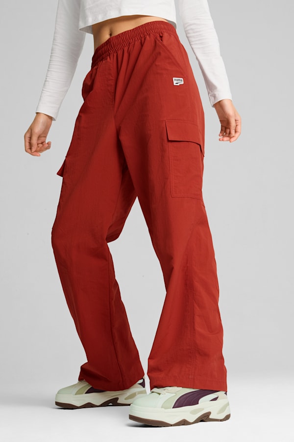 DOWNTOWN Cargo Pants Women, Mars Red, extralarge-GBR