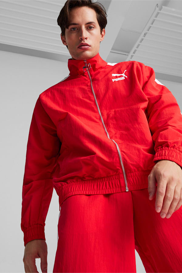 T7 Oversized Track Jacket Unisex, For All Time Red, extralarge