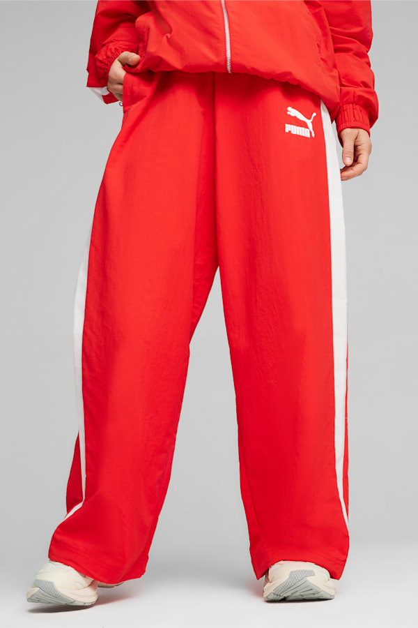 T7 Oversized Track Pants Unisex, For All Time Red, extralarge