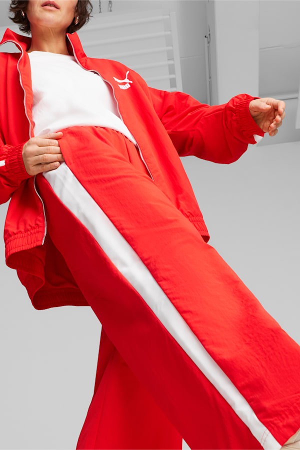 T7 Oversized Track Pants Unisex, For All Time Red, extralarge