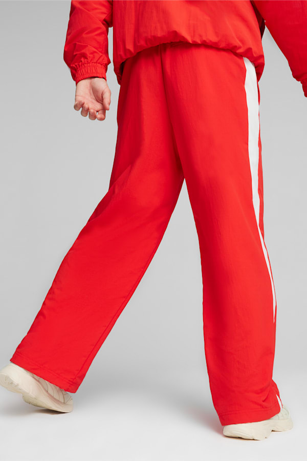 T7 Oversized Track Pants Unisex, For All Time Red, extralarge