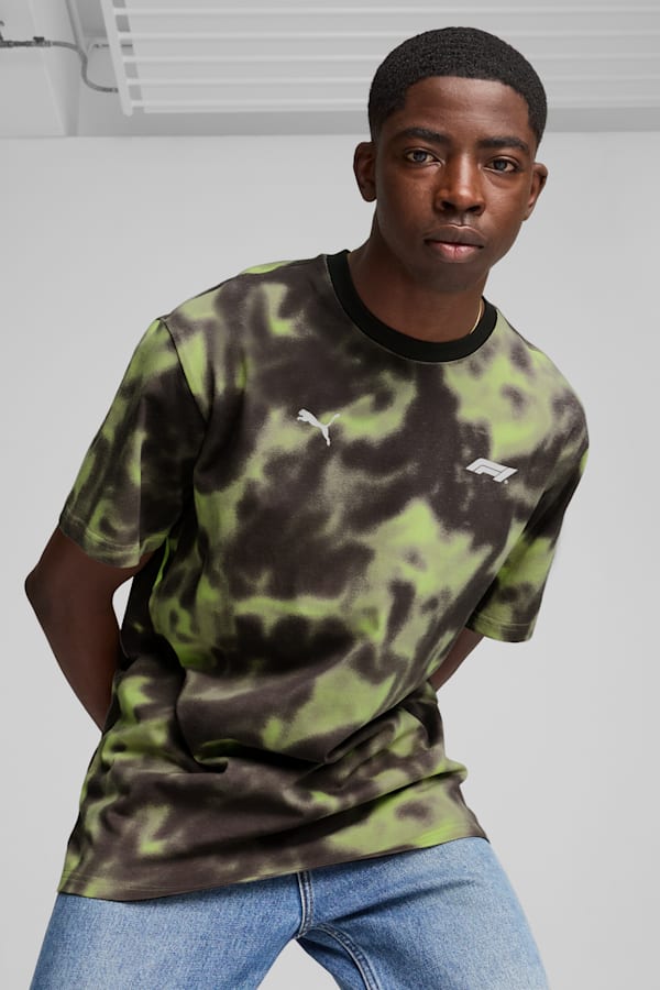 F1® Statement Tee Men, Cool Cucumber-AOP, extralarge-GBR