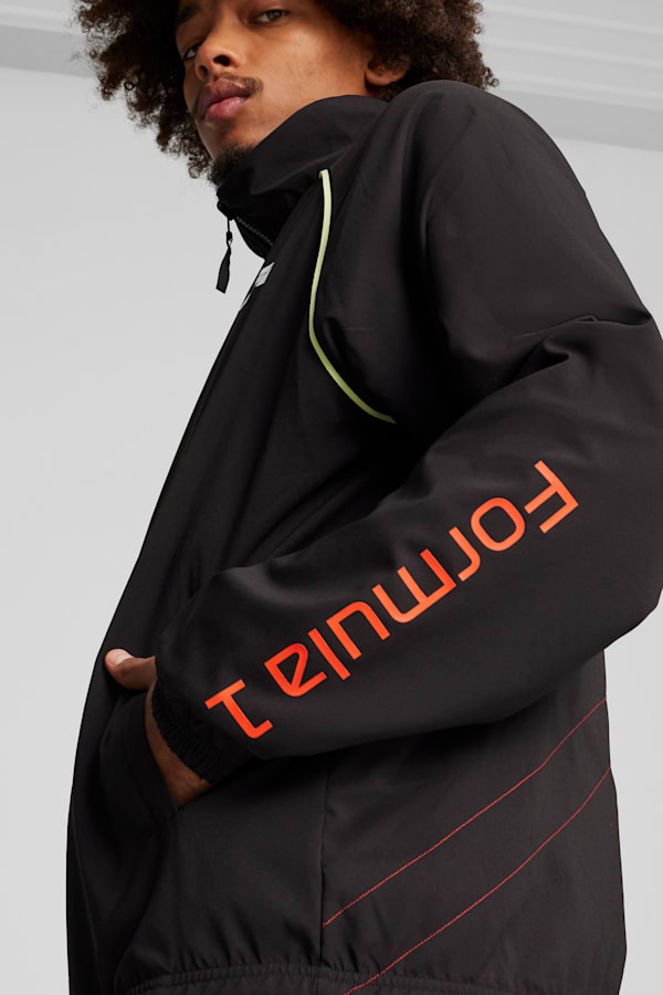 F1® Statement Reversible Puffer Jacket Men, PUMA Black-AOP, extralarge