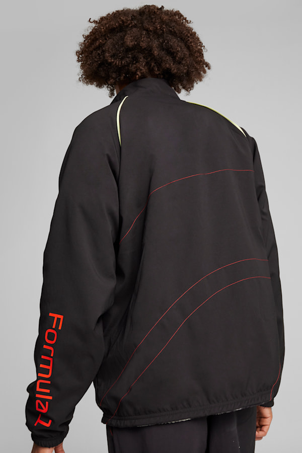 F1® Statement Reversible Puffer Jacket Men, PUMA Black-AOP, extralarge