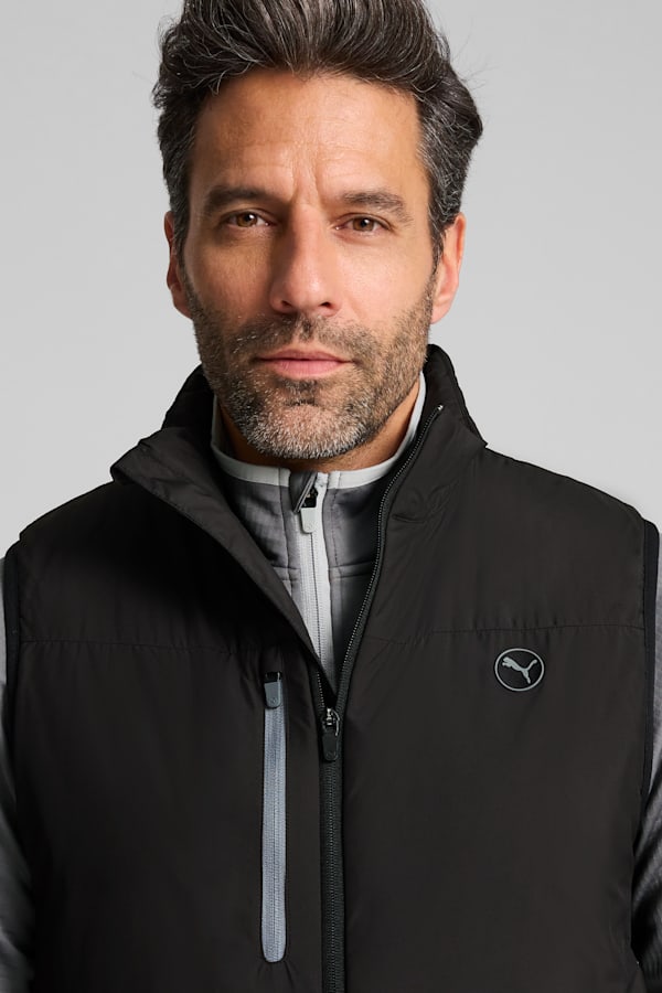 Hielands Golf Vest Men, PUMA Black, extralarge