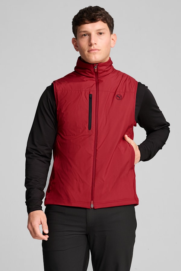 Hielands Golf Vest Men, Intense Red, extralarge-GBR
