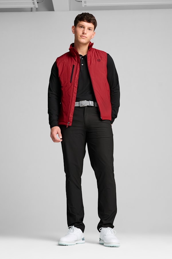 Hielands Golf Vest Men, Intense Red, extralarge-GBR