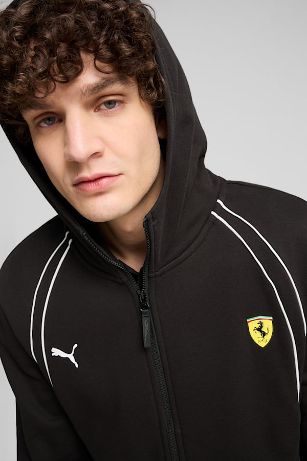Scuderia Ferrari Race Hoodie Men, PUMA Black, extralarge-GBR