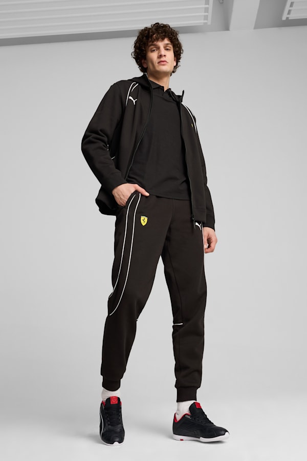 Scuderia Ferrari Race Hoodie Men, PUMA Black, extralarge-GBR