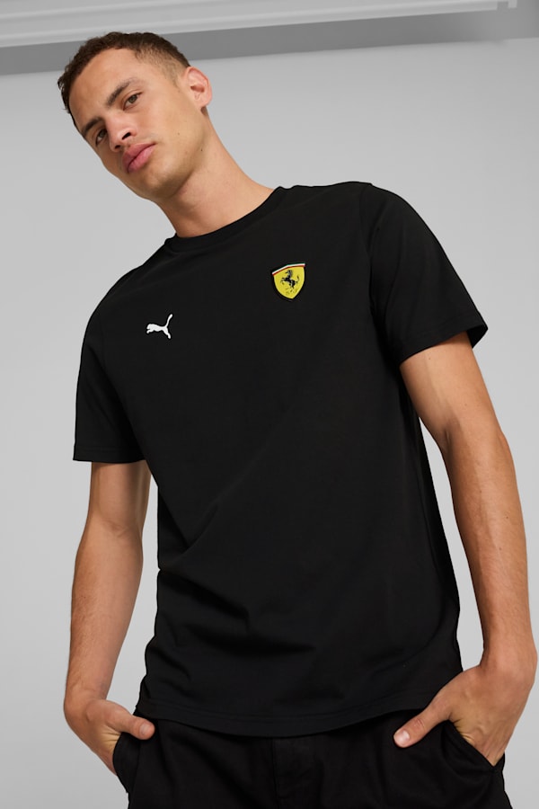 Scuderia Ferrari Race Colour Shield Tee Men, PUMA Black, extralarge
