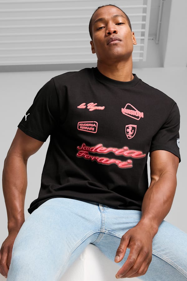 Puma neon t shirt discount