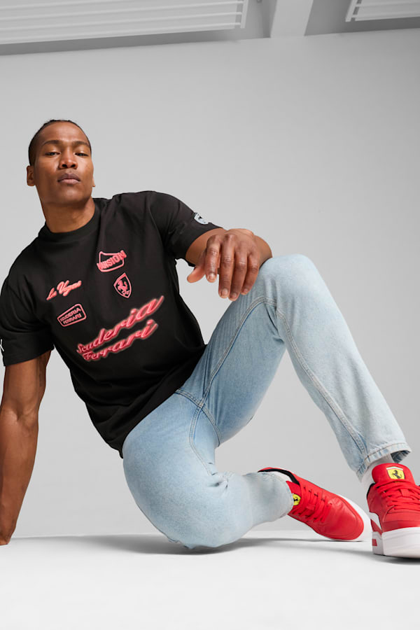 Scuderia Ferrari Race Neon Energy Archive Tee Men, PUMA Black, extralarge