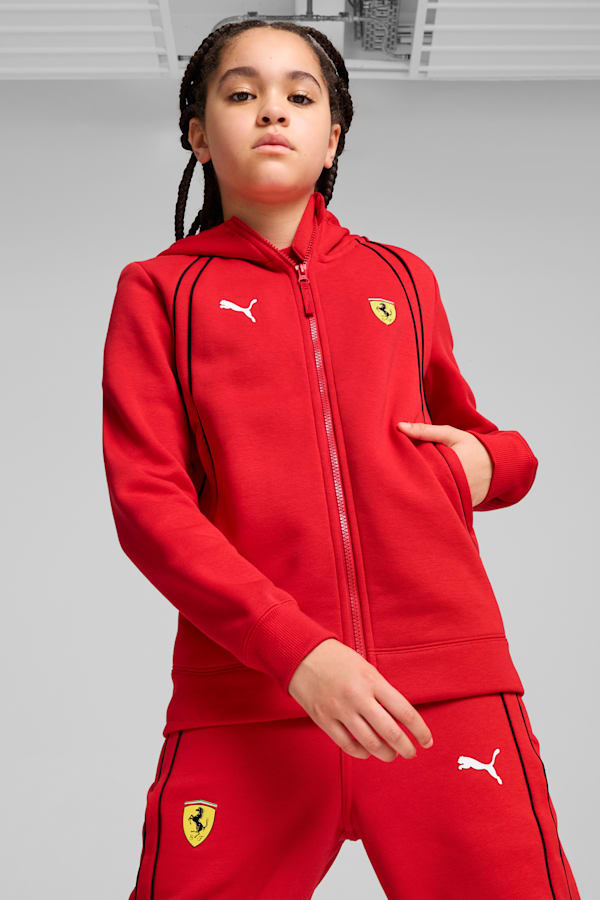 Scuderia Ferrari Race Hoodie Youth, Rosso Corsa, extralarge-GBR
