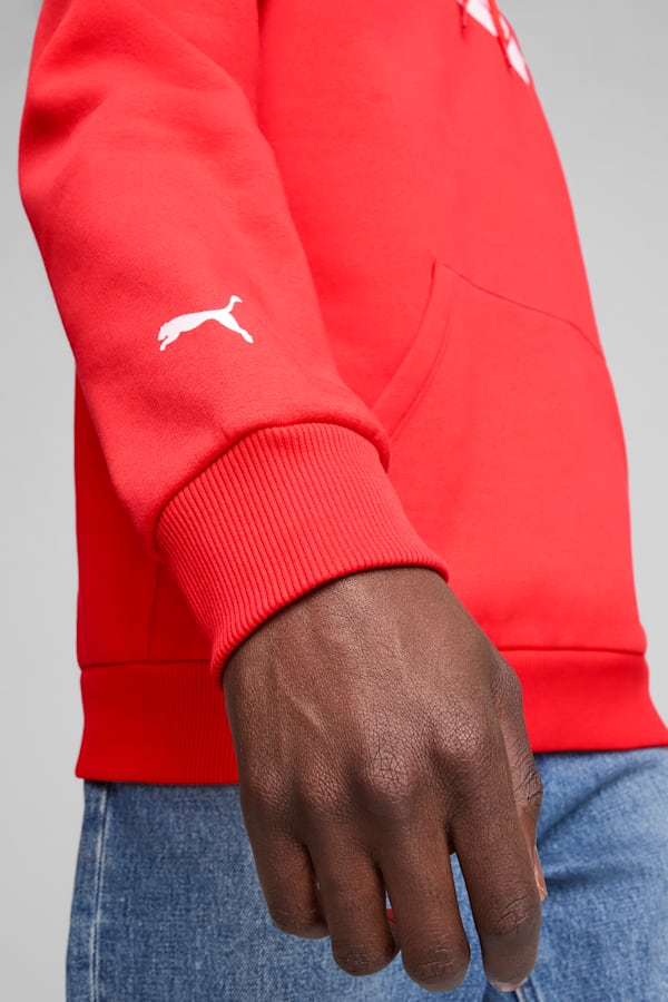 F1® ESS Logo Fleece Hoodie Men, Pop Red, extralarge
