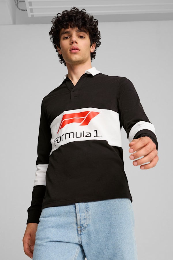 F1® Rugby Polo Men, PUMA Black, extralarge