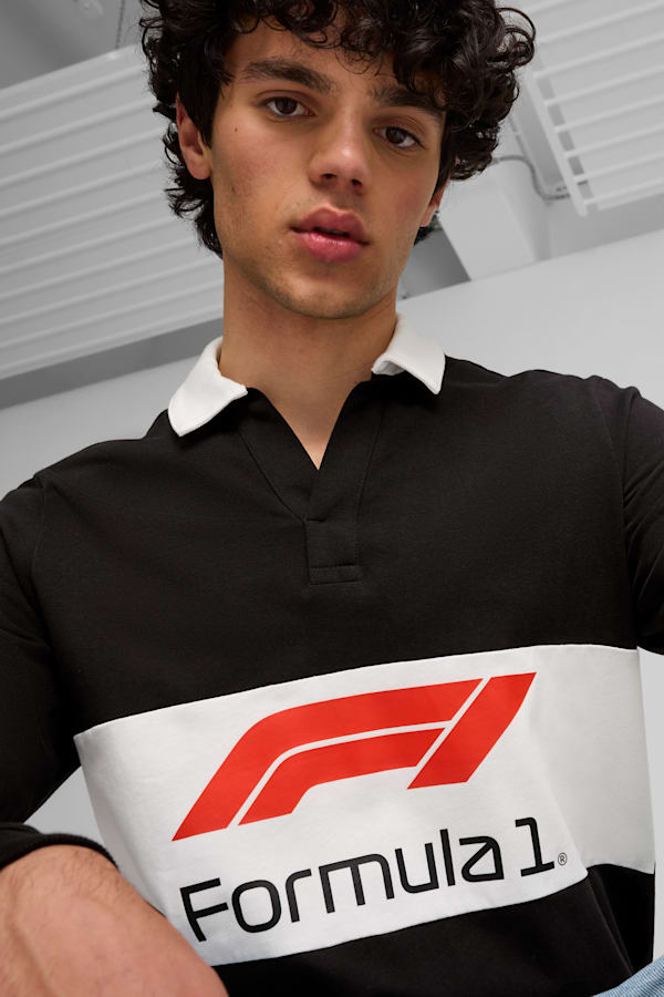 F1® Rugby Polo Men, PUMA Black, extralarge