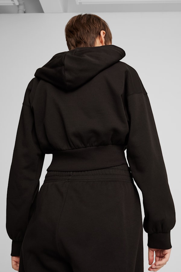 BMW M Motorsport ESS+ Half-Zip Hoodie Women, PUMA Black, extralarge