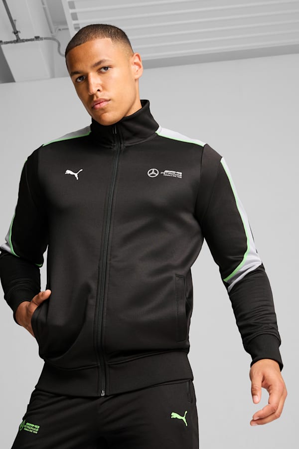 Mercedes-AMG Petronas F1® MT7+ Track Jacket Men, PUMA Black, extralarge