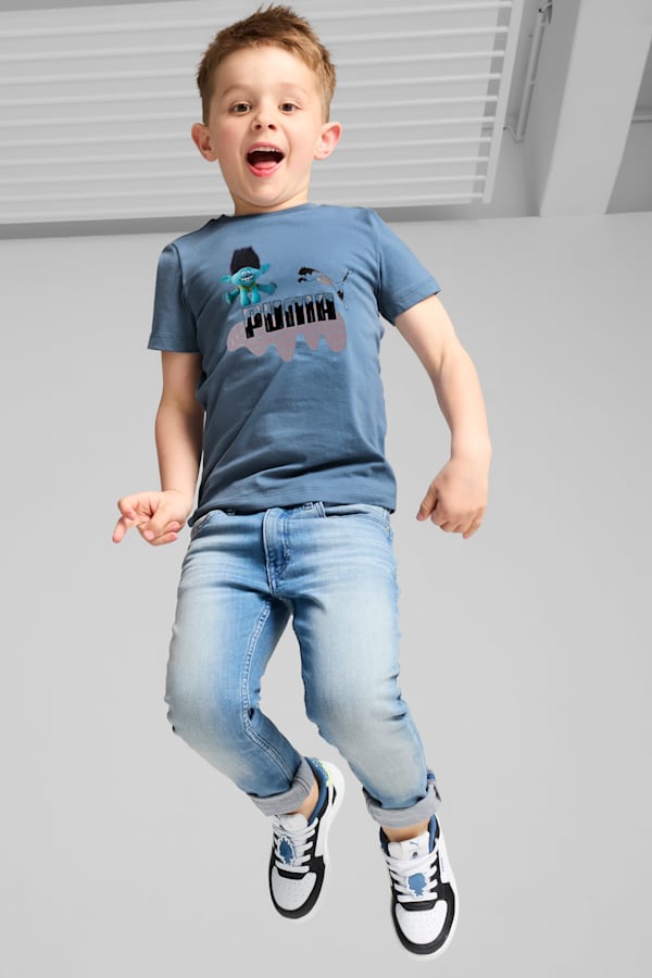 PUMA x TROLLS Tee Kids, Blue Horizon, extralarge