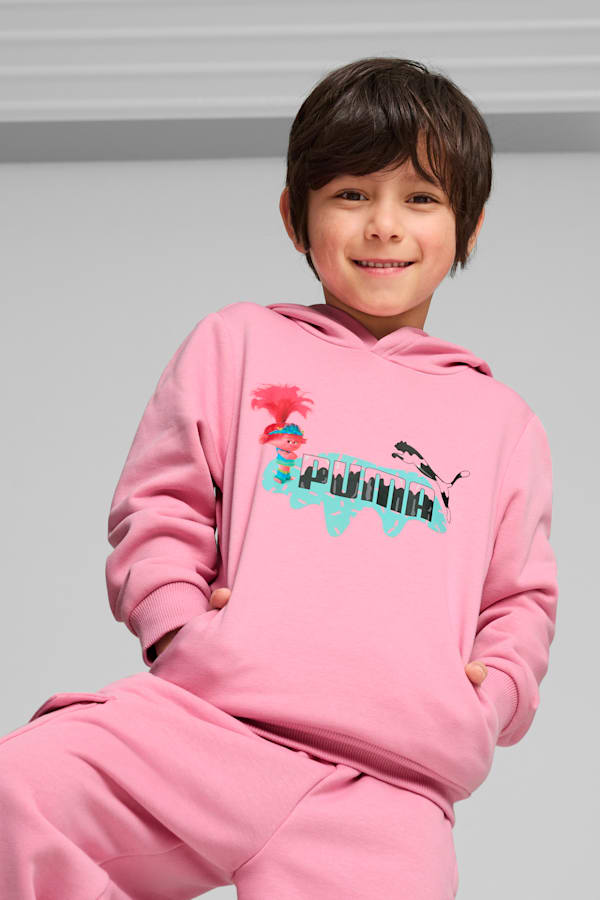 PUMA x TROLLS Hoodie Kids, Mauved Out, extralarge
