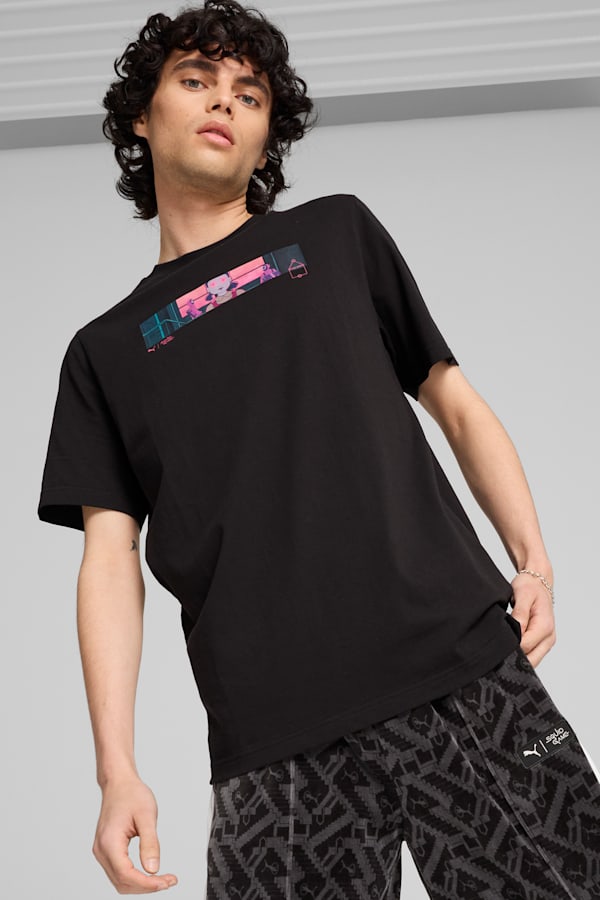 PUMA x SQUID GAME Tee Men, PUMA Black, extralarge