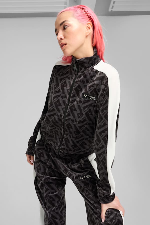 PUMA x SQUID GAME T7 Jacket Women, PUMA Black, extralarge