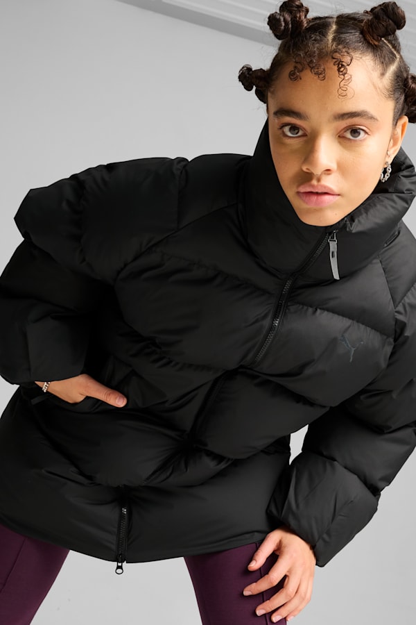 Oversized Puffer Jacket Women, PUMA Black, extralarge