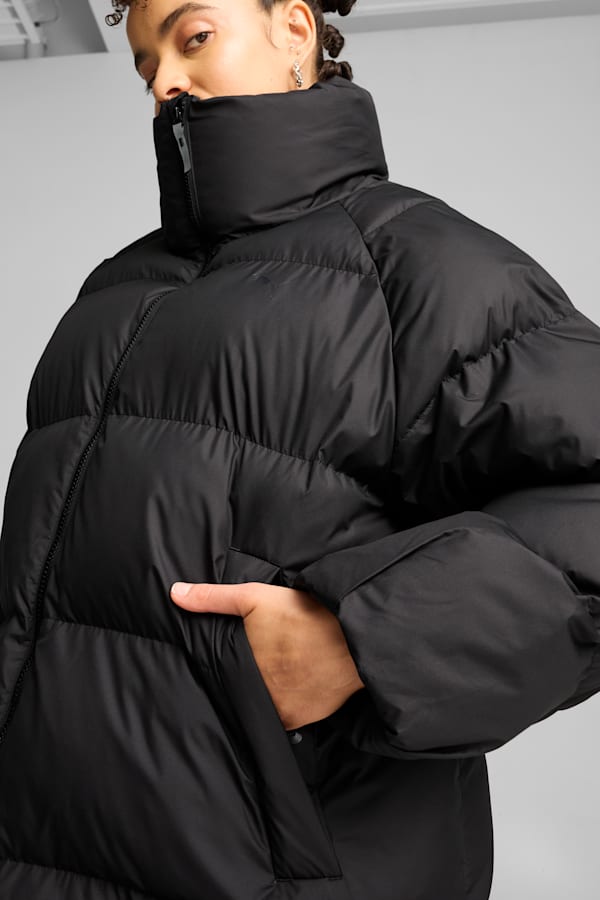 Oversized Puffer Jacket Women, PUMA Black, extralarge