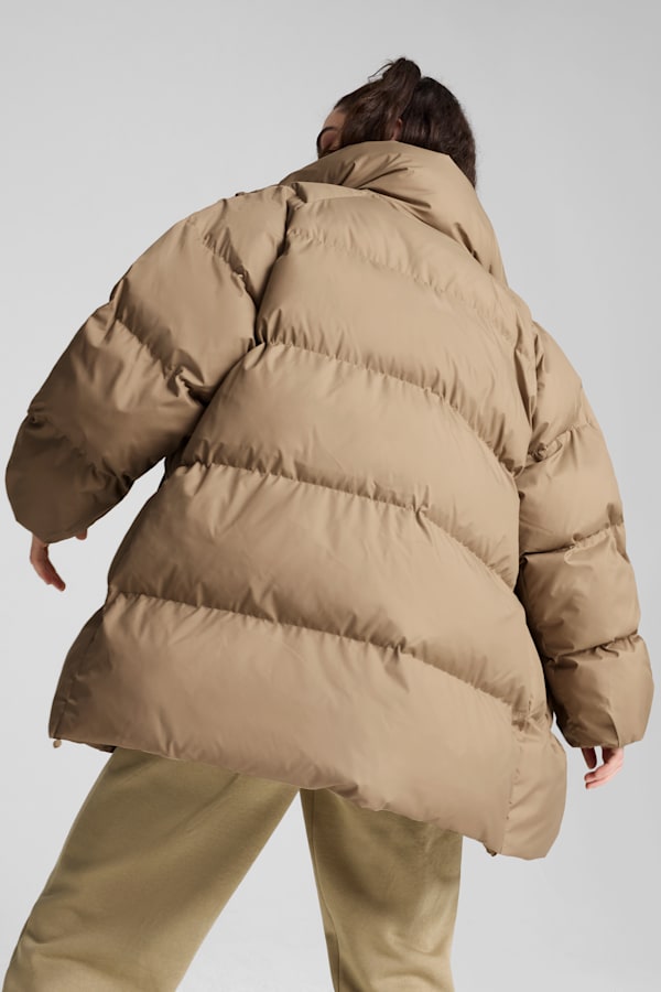 Oversized Puffer Jacket Women, Oak Branch, extralarge