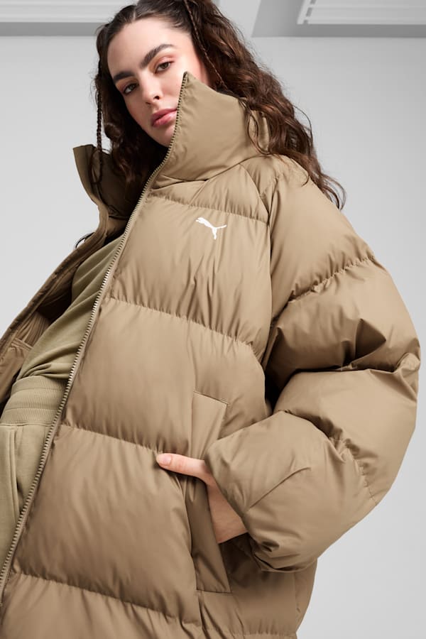 Oversized Puffer Jacket Women, Oak Branch, extralarge