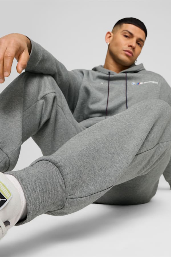 BMW M Motorsport ESS+ Fleece Pants Men, Medium Gray Heather, extralarge