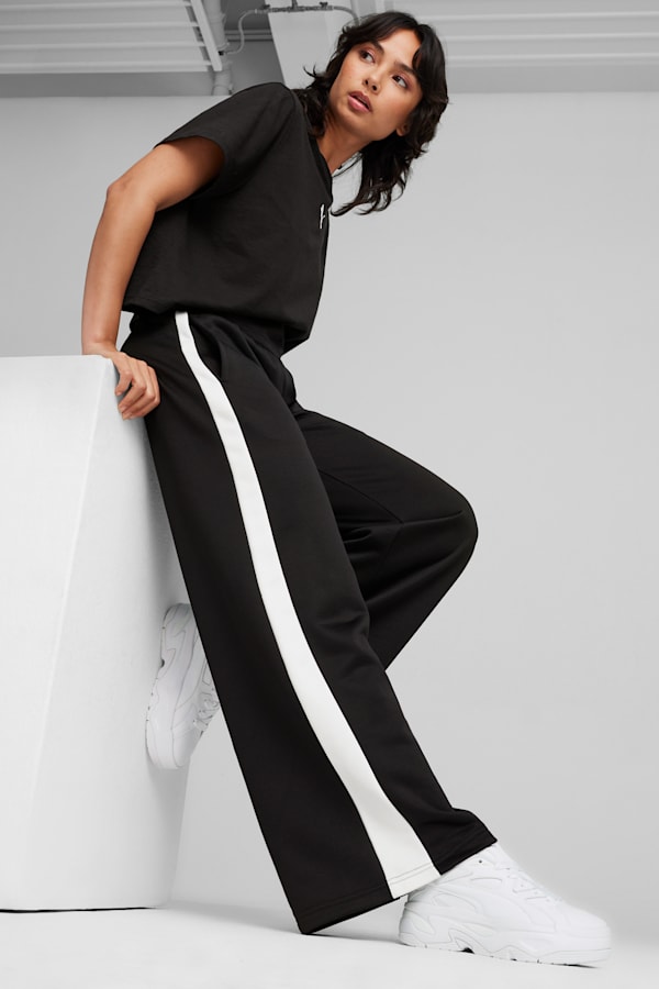 T7 Women's Low Rise Track Pants, PUMA Black, extralarge
