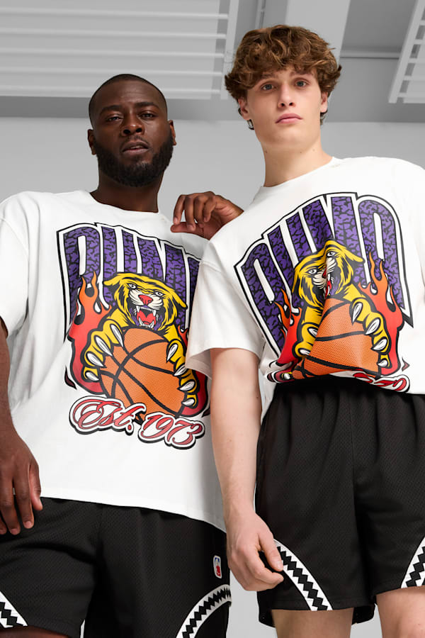 Crowd Craze Basketball Tee Men, PUMA White, extralarge