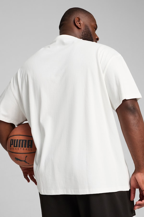 Crowd Craze Basketball Tee Men, PUMA White, extralarge