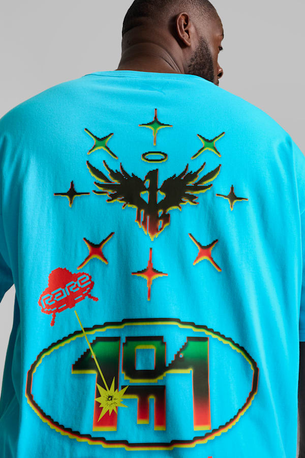 MELO 1Love Basketball Tee II Men, Bright Aqua, extralarge
