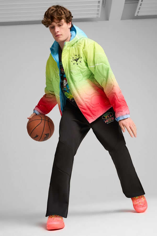 MELO 1Love Basketball Jacket Men, Yellow Alert, extralarge
