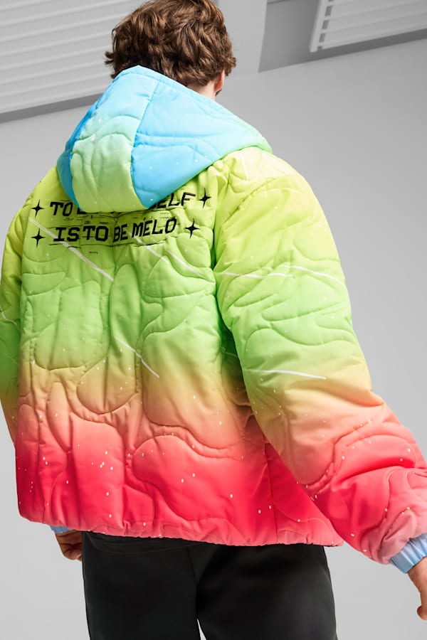 MELO 1Love Basketball Jacket Men, Yellow Alert, extralarge