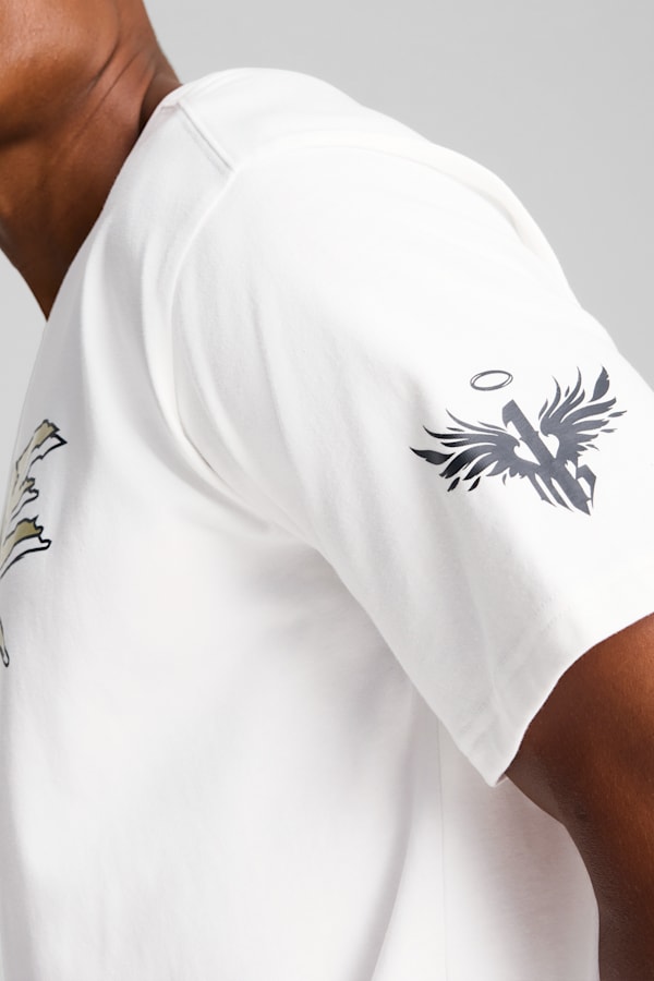 Melo 50th Basketball Tee I Men, PUMA White, extralarge-GBR