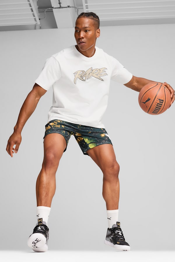Melo 50th Basketball Tee I Men, PUMA White, extralarge-GBR