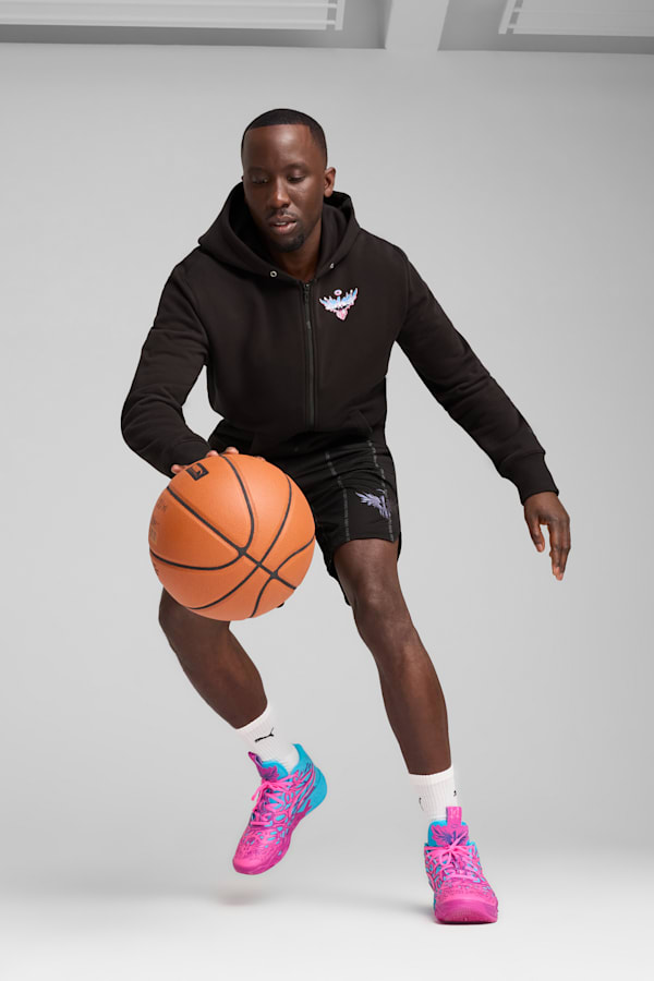 Iridescent Hornets Basketball Hoodie Men, PUMA Black, extralarge