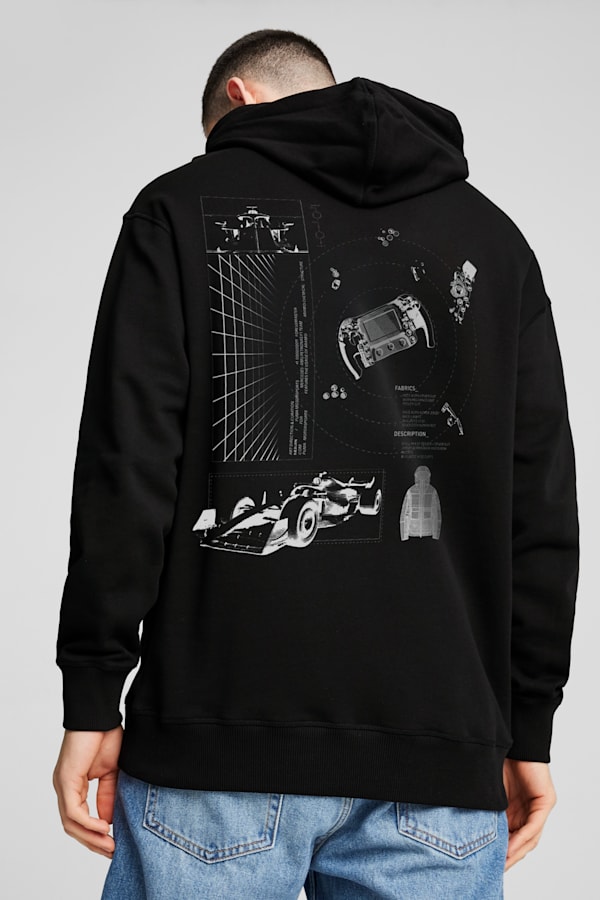 PUMA x MAPF1 x RÆBURN Graphic Hoodie Men, PUMA Black, extralarge-GBR