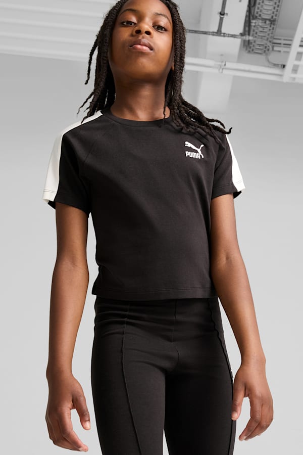 ICONIC T7 Baby Tee Youth, PUMA Black, extralarge-GBR